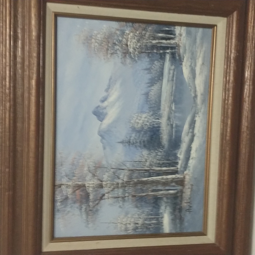Snow mountain Landscape